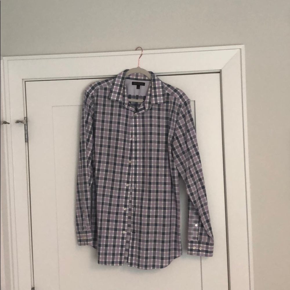 Large slim fit banana republic dress shirt